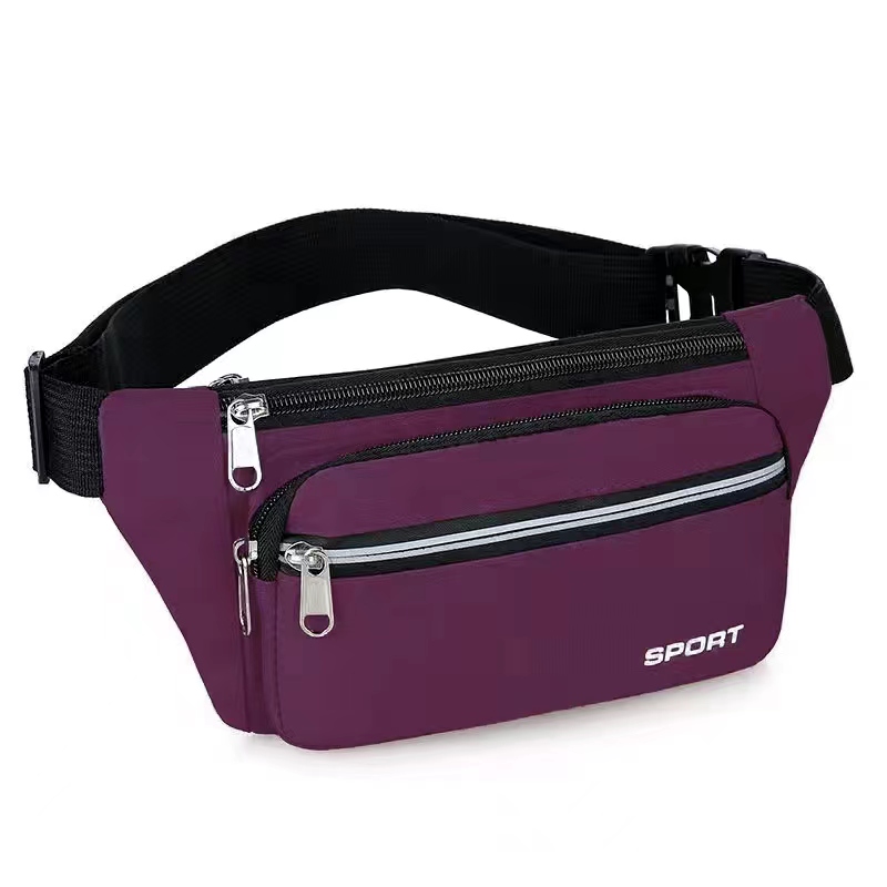 Four bags -- purple